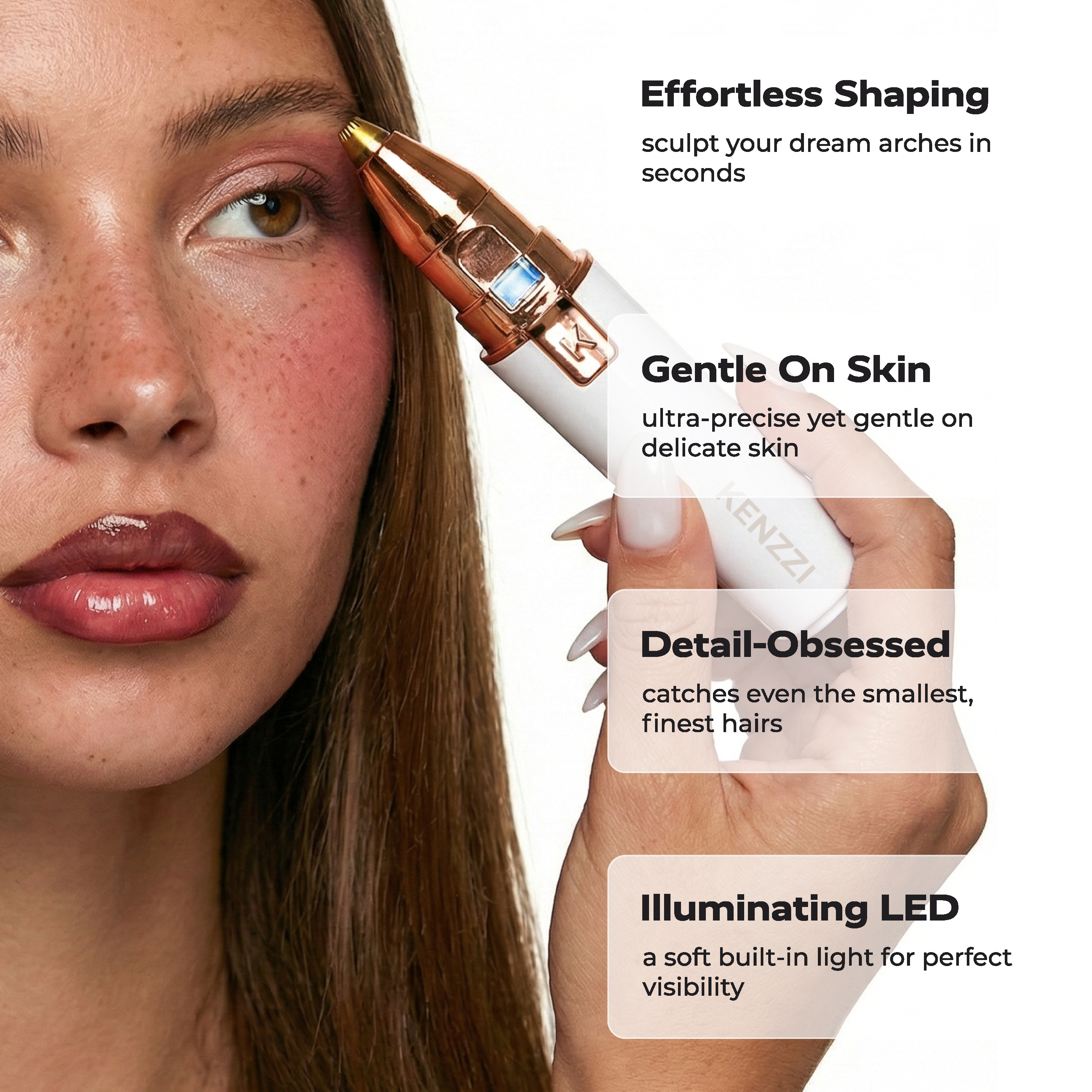 2-in-1 Face & Eyebrow Shaver