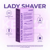 KENZZI Lady Shaver Rechargeable Electric Shaver for Women, Wet & Dry Use, Water-Resistant, Contouring Head